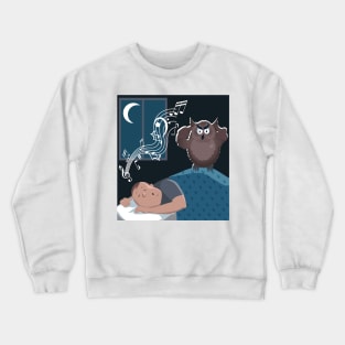 Anti-snore Owl Crewneck Sweatshirt